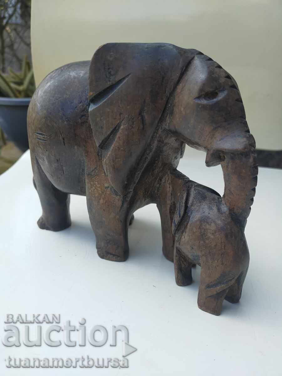 Wooden elephant - 6