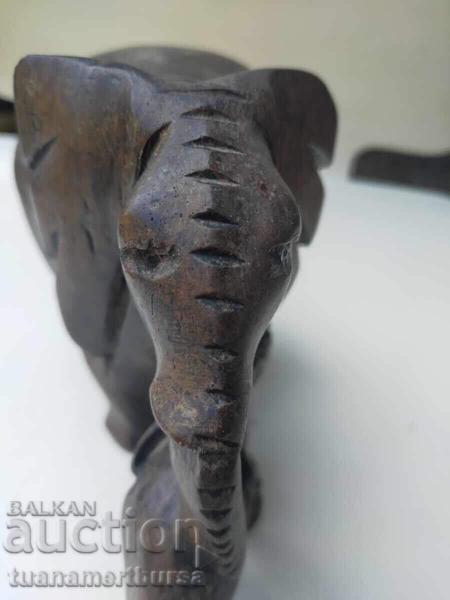 Wooden elephant