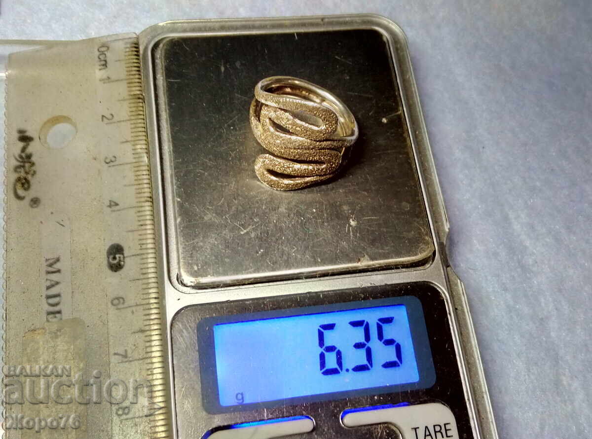 Charming SILVER RING Art Design SILVER 925 - 6 Charming SILVER RING Art Design SILVER 925 - 6