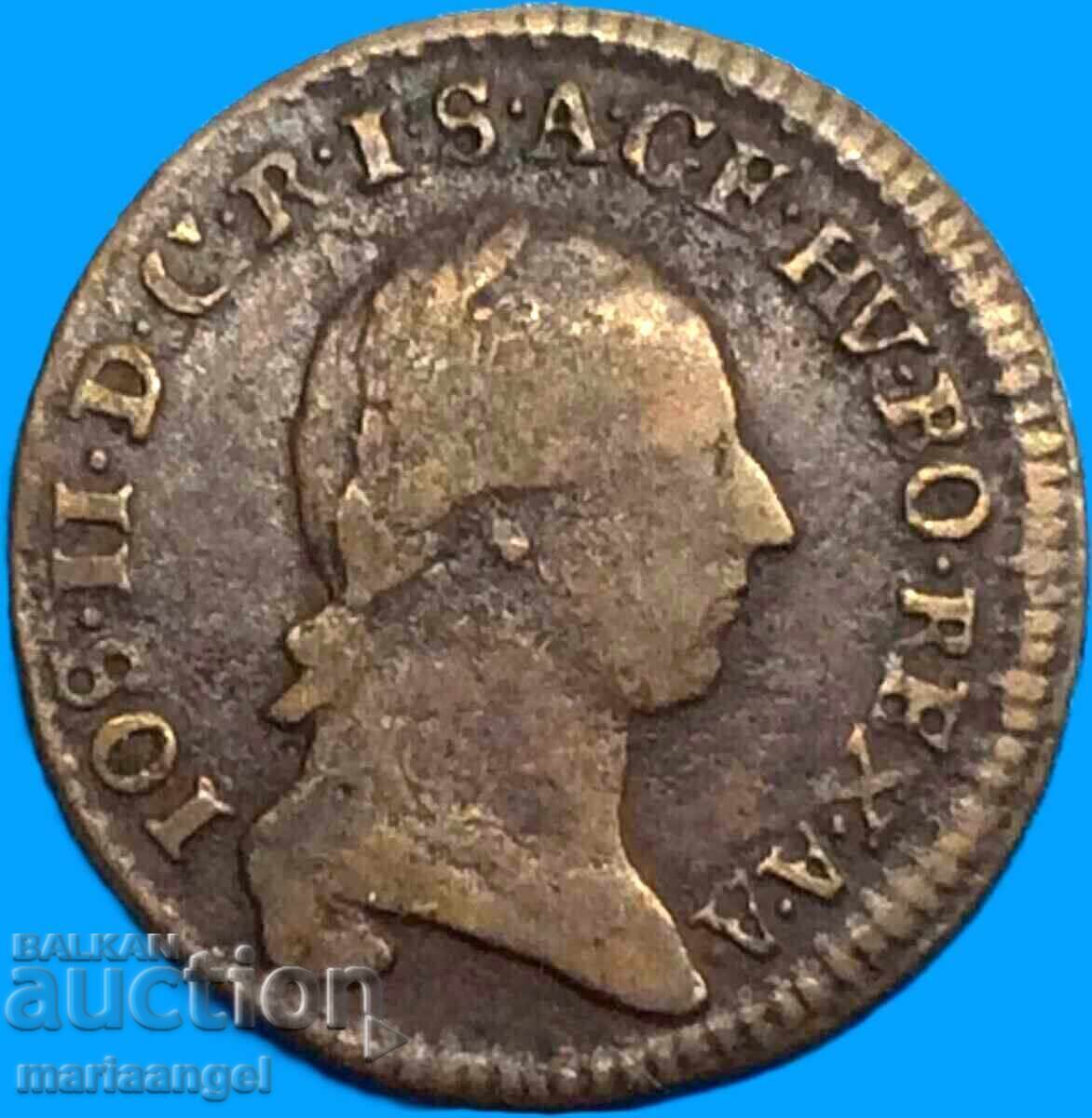 Delivery of 1/4 Kreuzer 1782 Austria B - Kremnitz Joseph II - rare