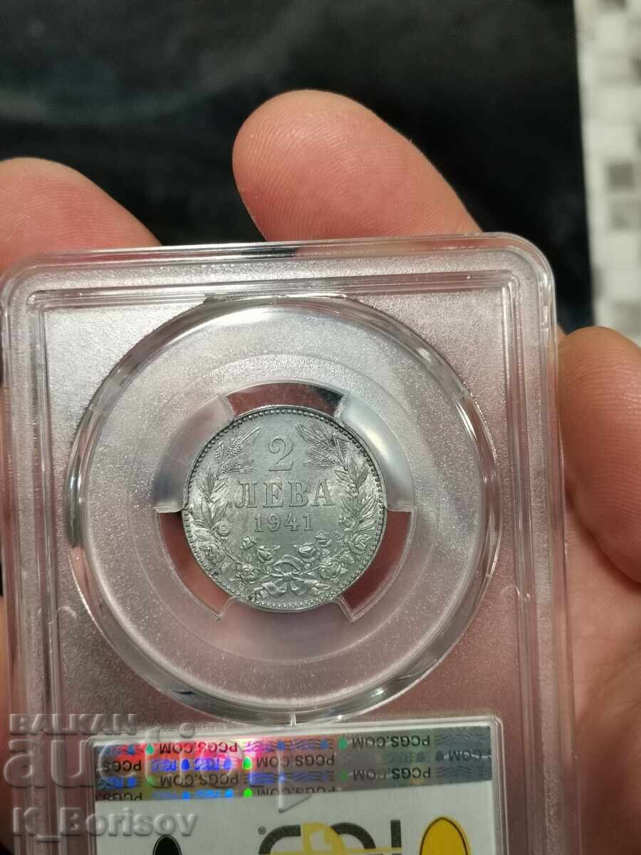 2 leva 1941 MS64 PCGS - 5