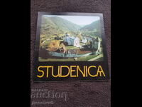 Studenica - Pliant publicitar din Iugoslavia 1986
