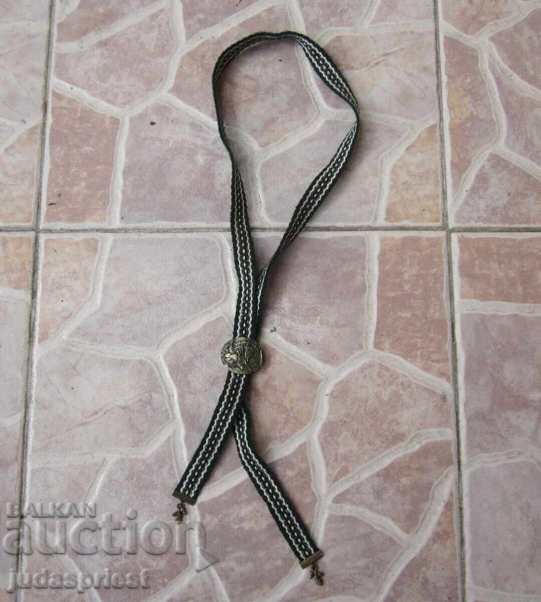 Antique hunting badge, aiguillette with deer