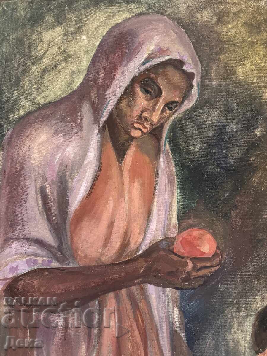 Mare tablou bulgăresc vechi cu preț € 61.00 | 119.31 BGN