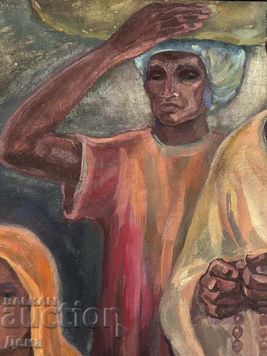 Mare tablou bulgăresc vechi - 5