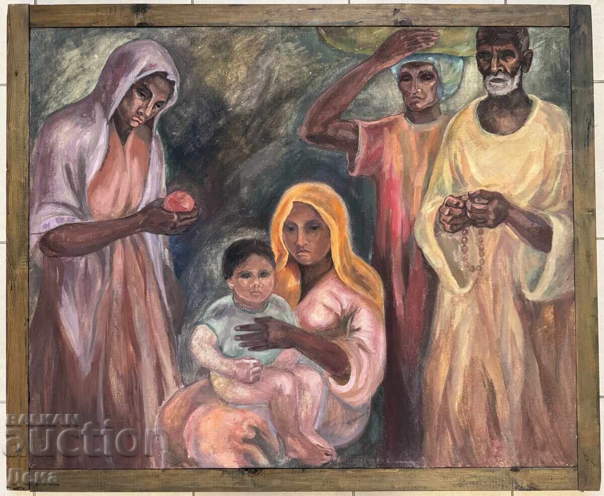 Mare tablou bulgăresc vechi