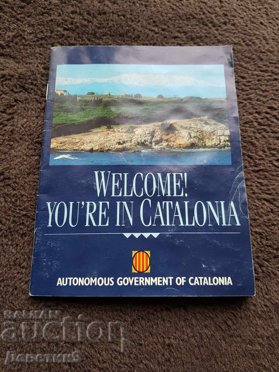 Catalonia - Broșură publicitară în limba engleză, 1989