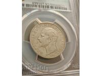 2 Leva 1894 PCGS XF Detail