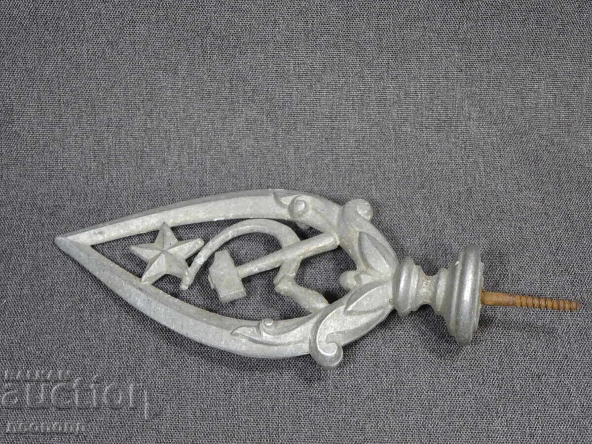 CAPAC VECHI DE STEAG SECUIESC SECERI CU CIOCAN – ALUMINIU – 25 CM