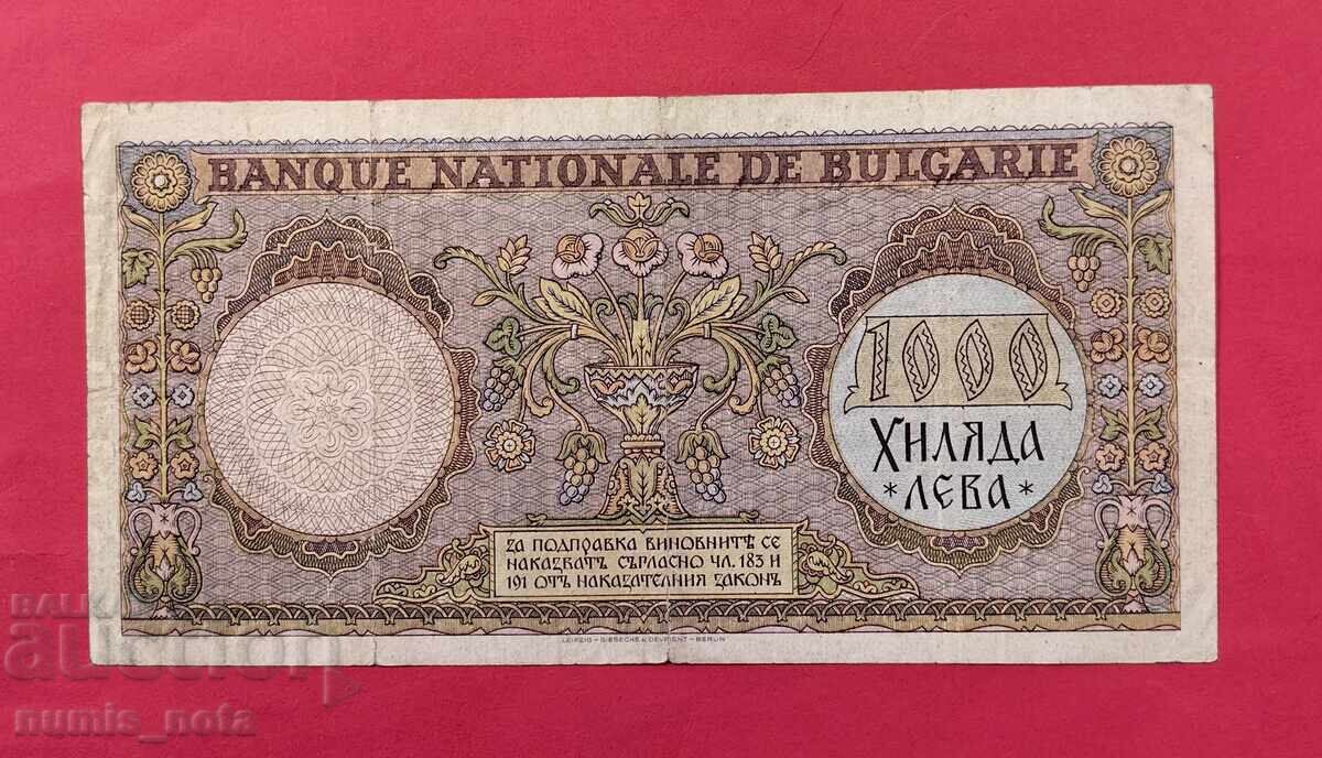 1000 BGN 1938 an Bulgaria cu preț € 290.00 | 567.19 BGN
