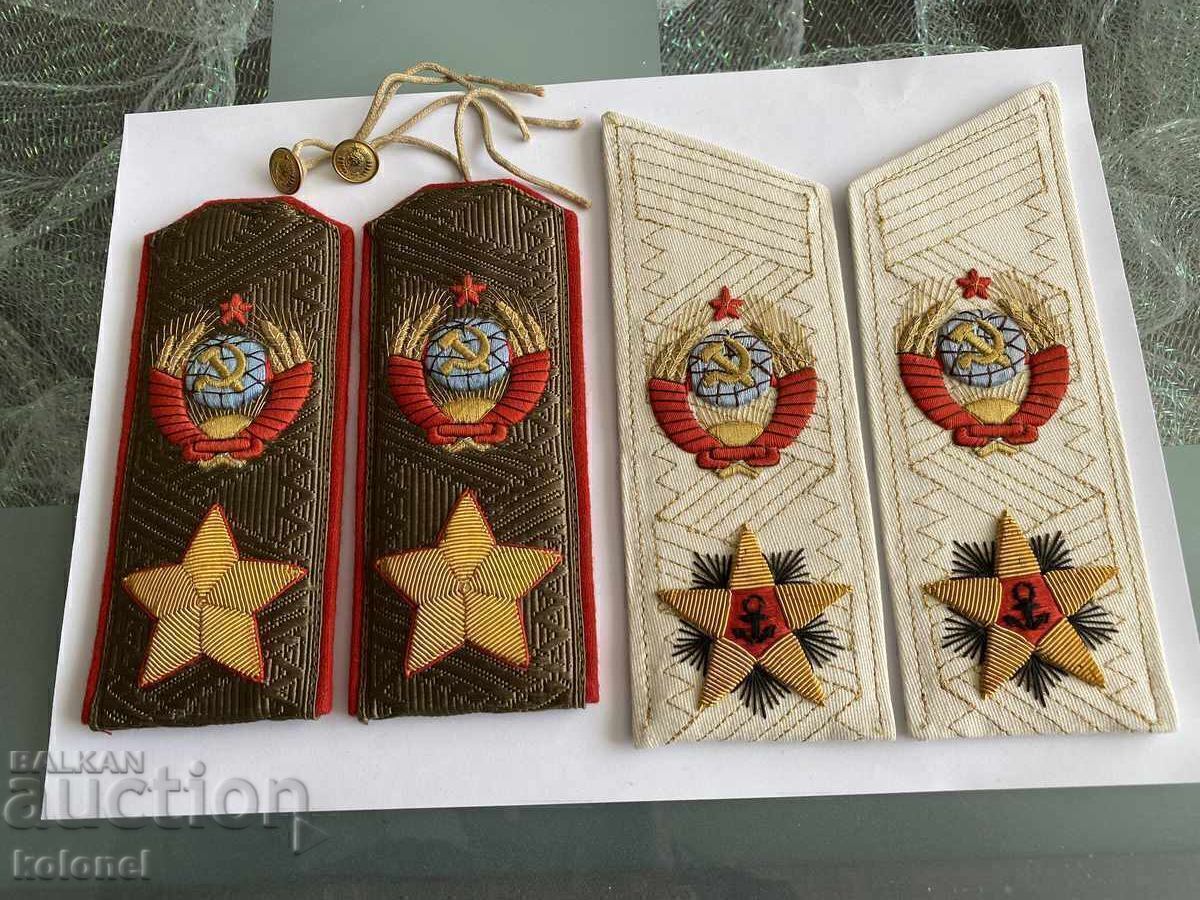 Epoleți de marșal și amiral al Flotei URSS Epoleți de marșal și amiral al Flotei URSS