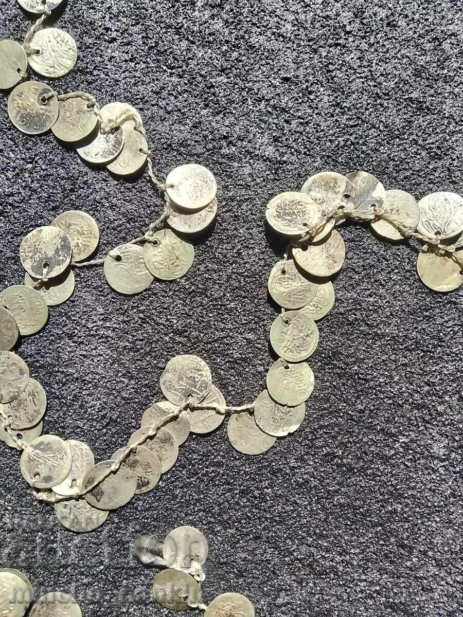 Auction Revival jewelry necklace silver Ottoman coins Auction Revival jewelry necklace silver Ottoman coins