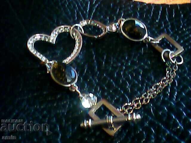 Licitație Brățară veche, șir de pietre naturale opal