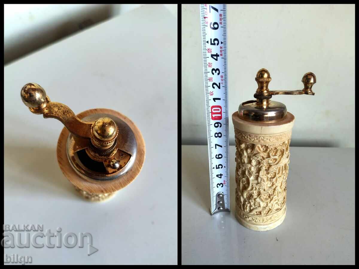 Frumos Râșniță Sculptată Pentru Sare Și Piper - 7