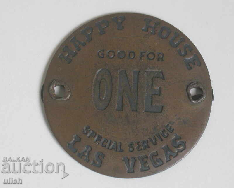 Happy house Las Vegas star plaque sign