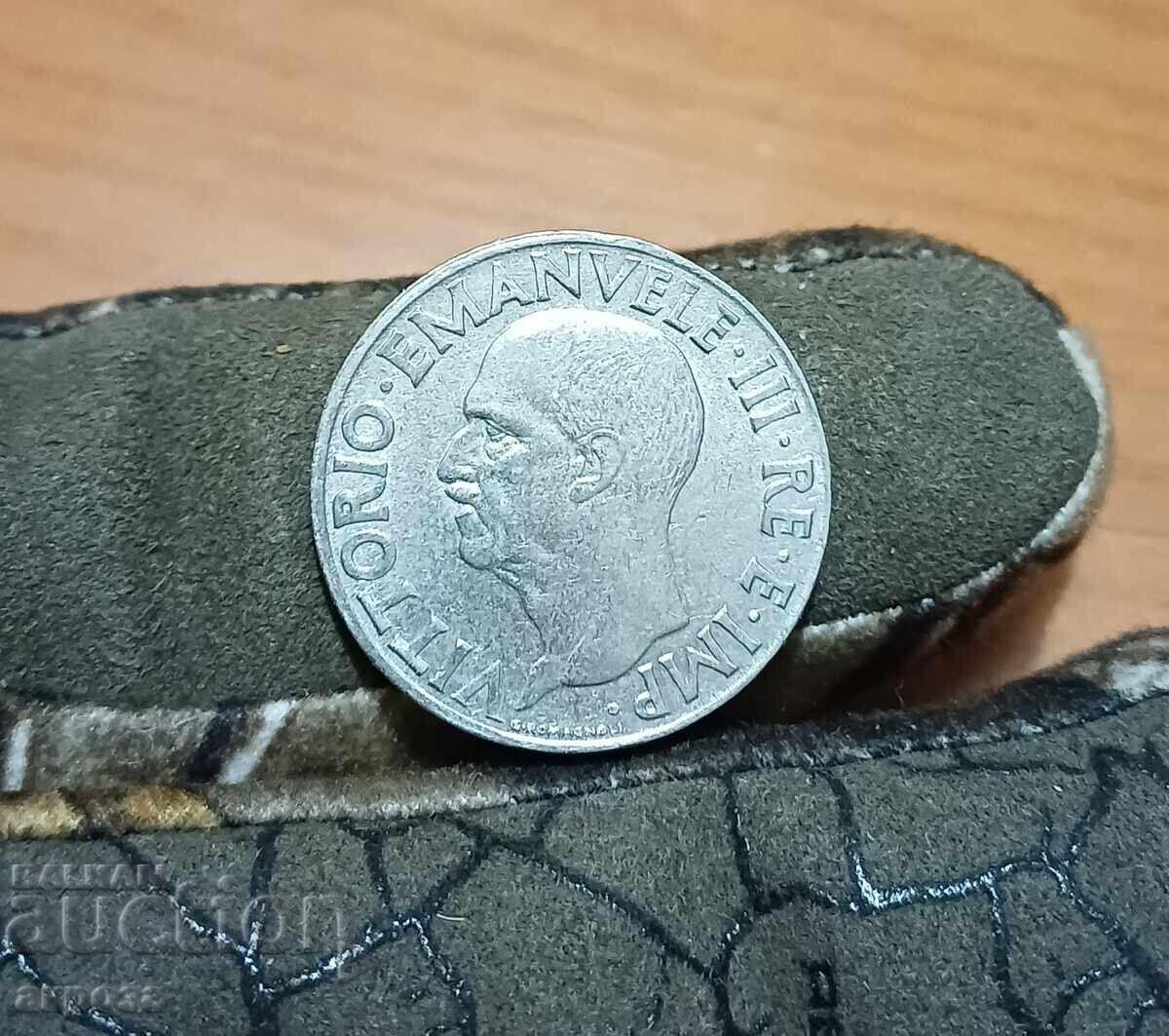 1 λίρα Ιταλία 1940 ακυκλοφόρητη 1 λίρα Ιταλία 1940 ακυκλοφόρητη