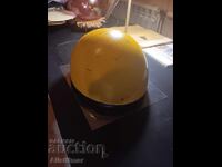 Casca moto retro, galben