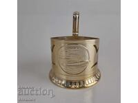 Стар съветски подстакан Горки поставка за чаша #6386