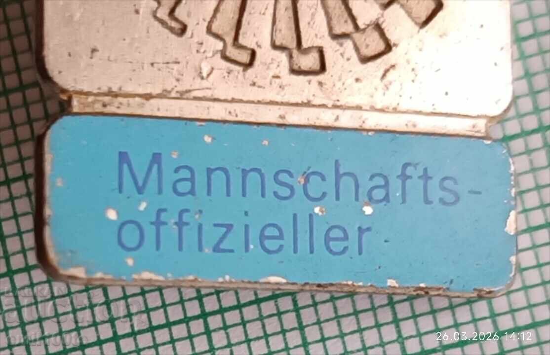 Insignă Oficial Delegat Olimpiada München 1972 Germania - 5