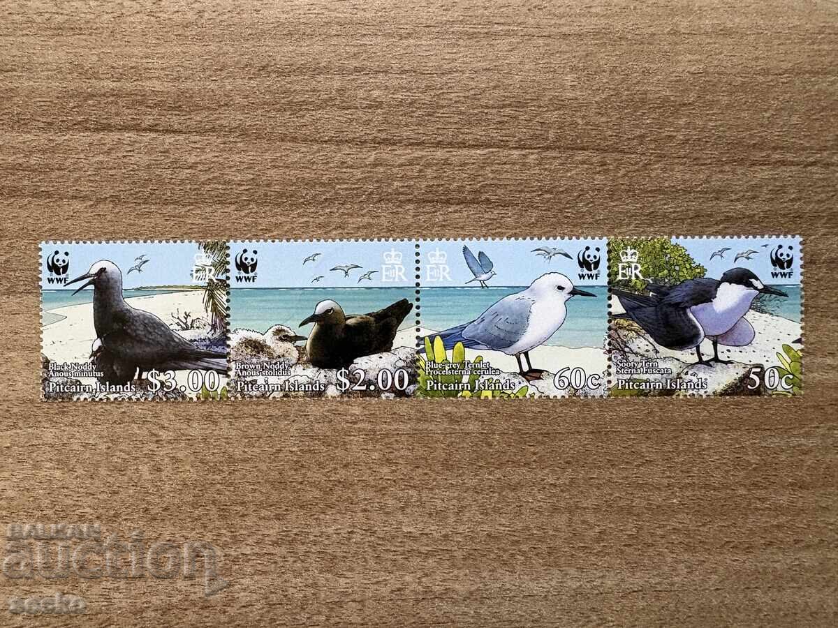 о-ви Питкерн - WWF - Морски птици (2007) MNH