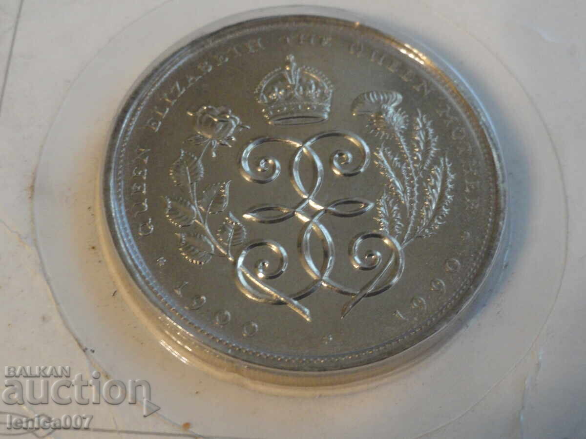 UK 1990 - 5 Pounds "90th Anniversary of Queen's Birth" - 7