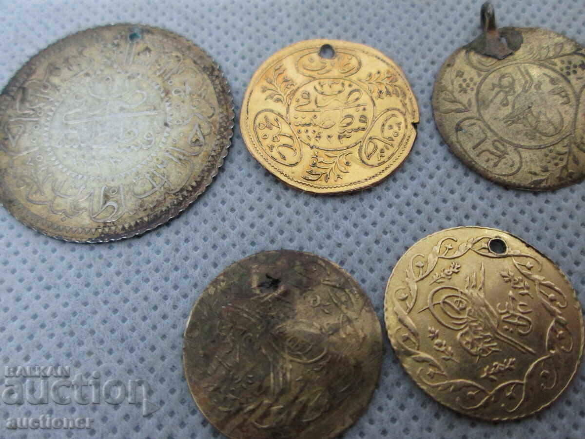 Auction  5 PIECES OTTOMAN COINS