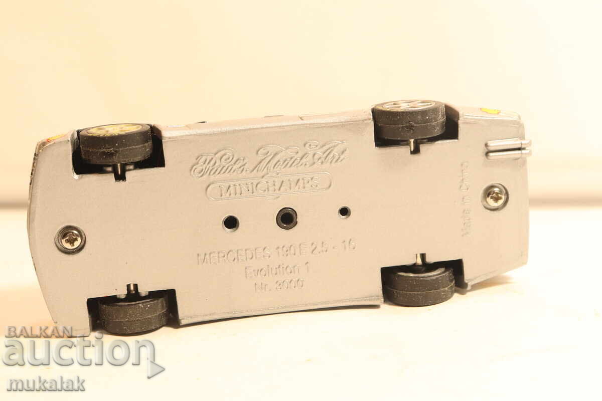 1:43 MINICHAMPS MERCEDES BENZ 190 E EVO КОЛИЧКА МОДЕЛ AMG - 7