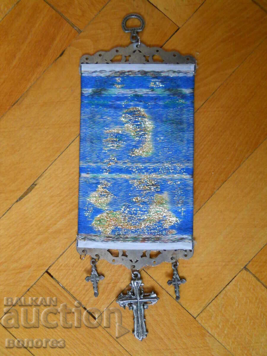 Licitație Icoană țesută "Sf. Fecioară Maria cu Pruncul"