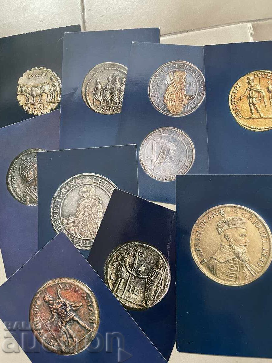 Album de carduri monede - 9 buc, URSS