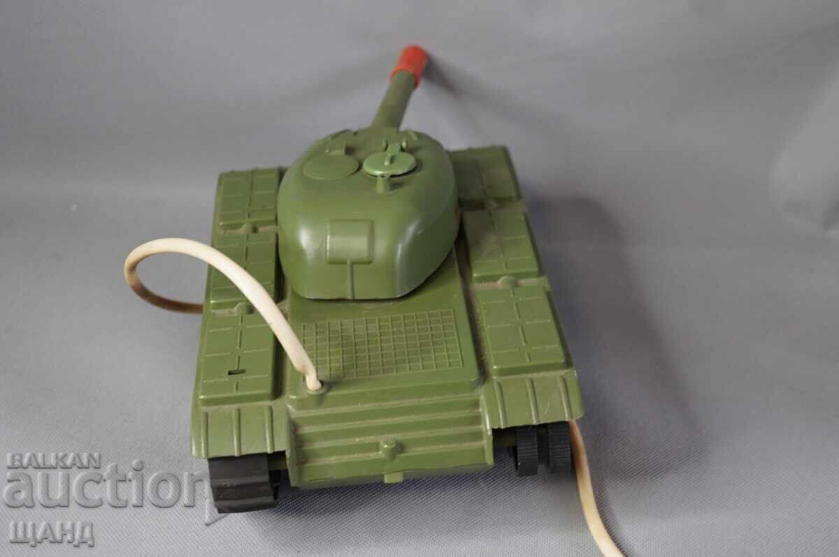 Stara ruska plastmasova igrachka model tank - 5