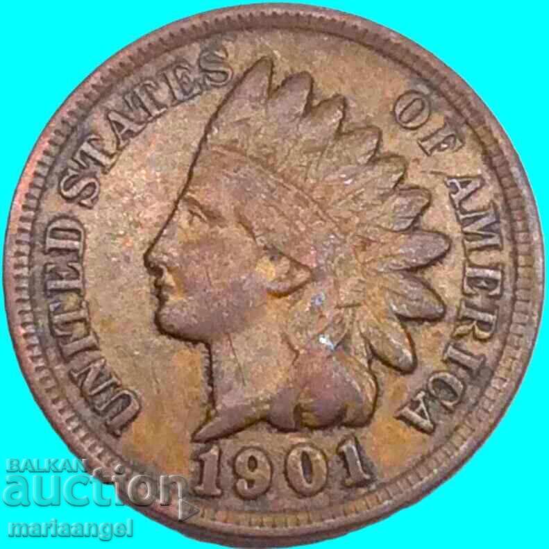 USA 1 Cent 1901 - 5