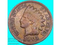 SUA 1 cent 1901
