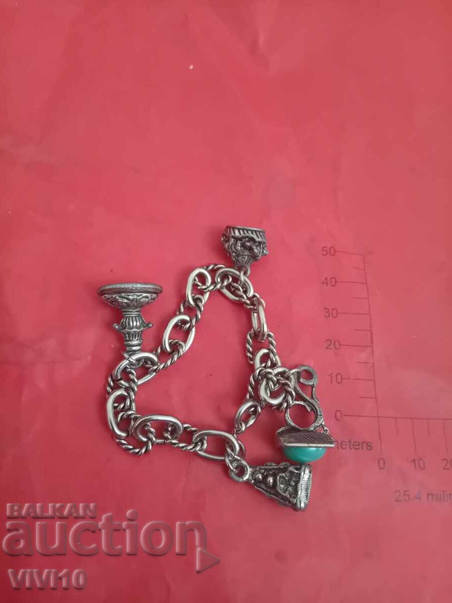 Antique bracelet with charms with price € 20.00 | 39.12 BGN Antique bracelet with charms with price € 20.00 | 39.12 BGN