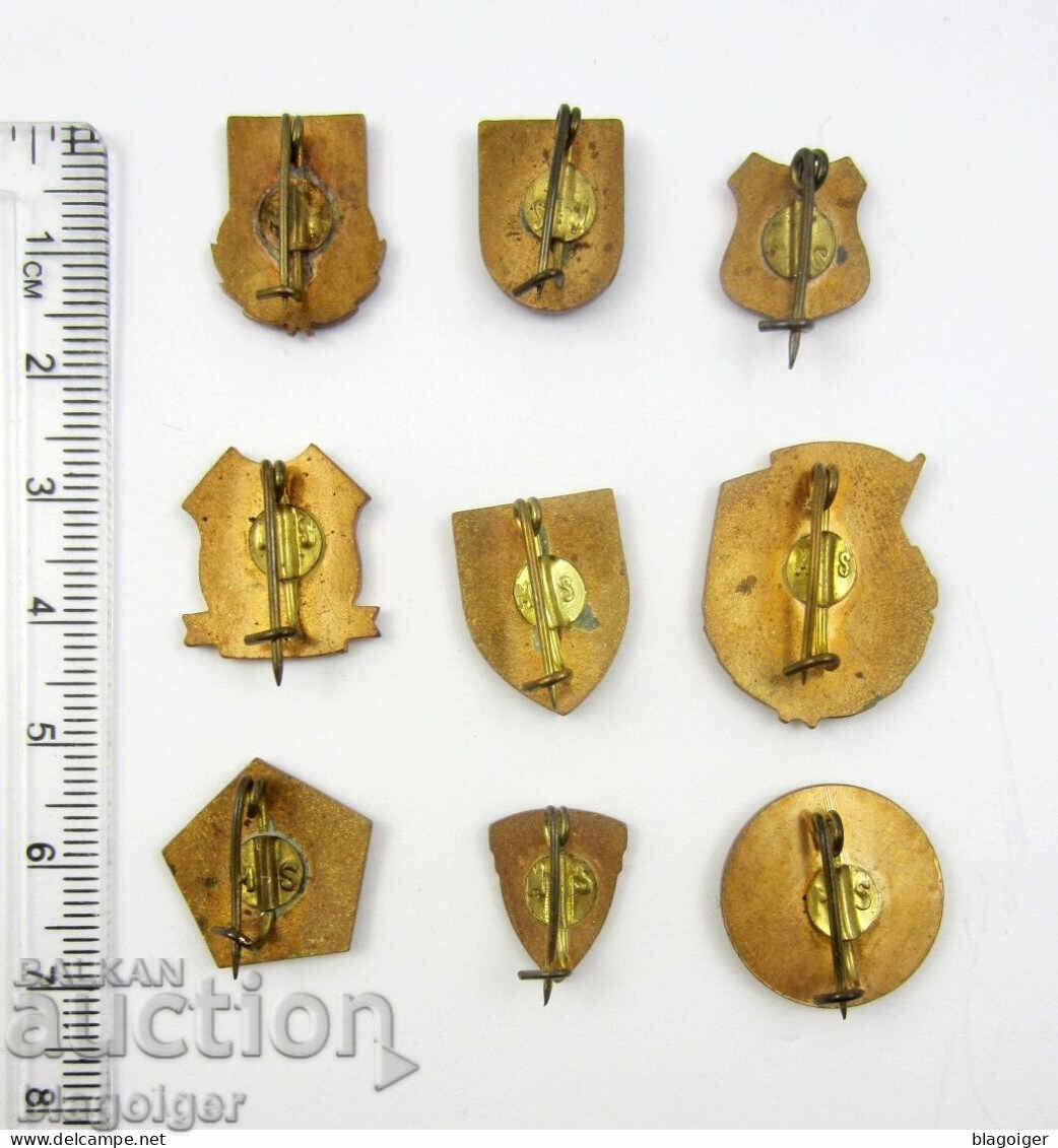 Stari futbolni znachki - Rumŭniya - Lot ot 9 znachki - Emaĭl με τιμή € 45.00 | 88.01 BGN