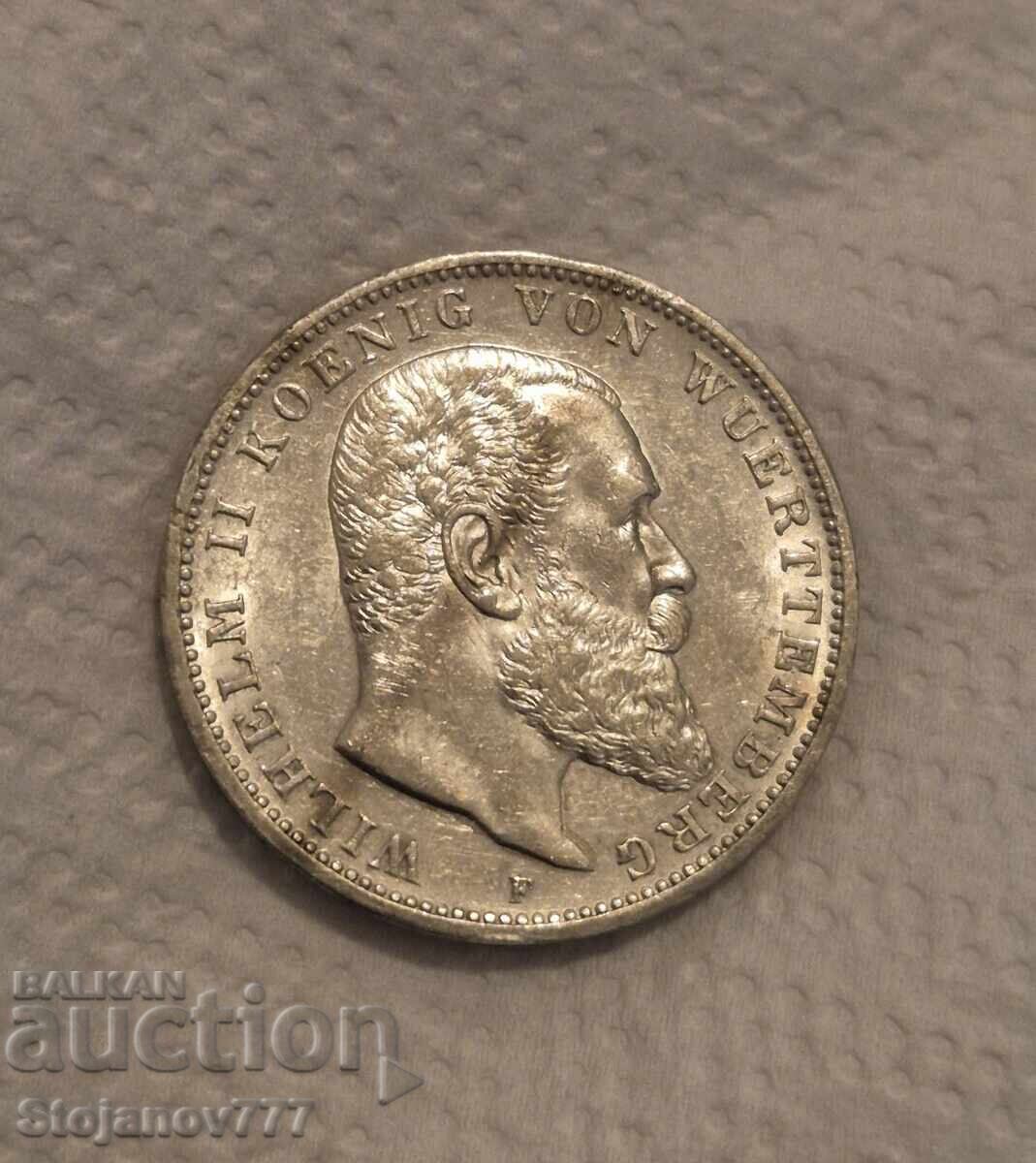 3 mărci Württemberg cu preț € 60.00 | 117.35 BGN