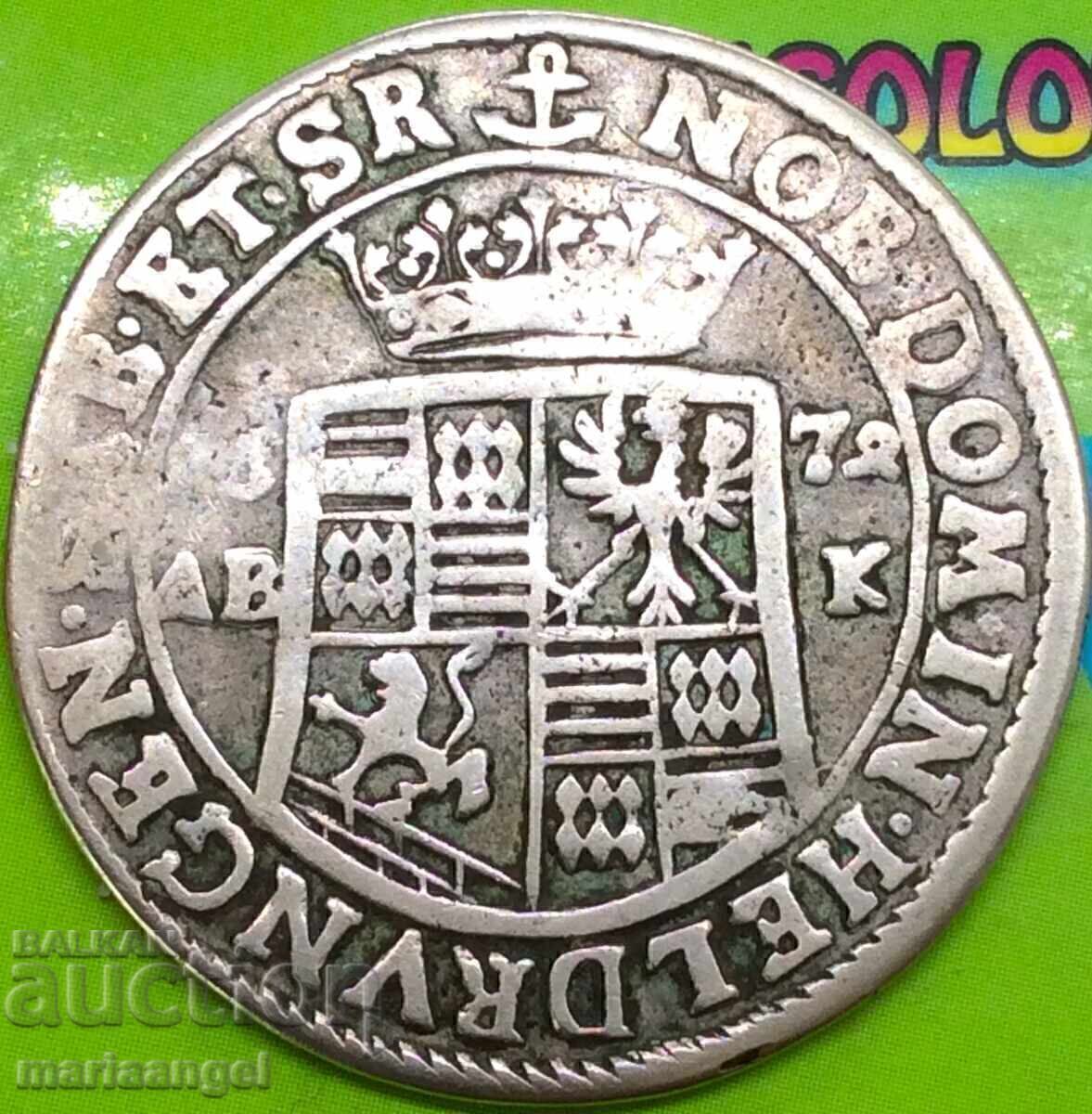 Mansfeld 1/3 Thaler 1672 Germany Franz Maximilian with price € 114.00 | 222.96 BGN