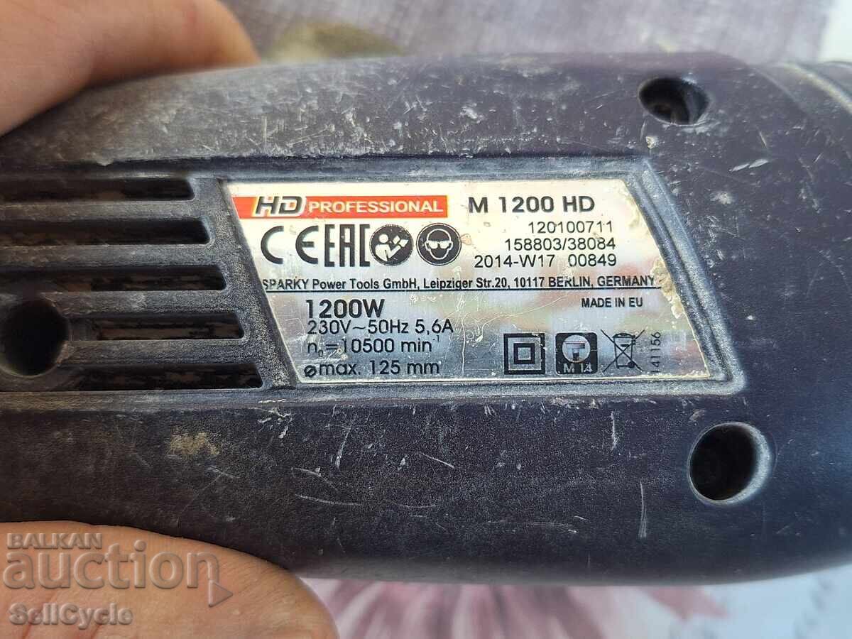 Παράδοση ✅ ΓΩΝΙΑΚΟΣ ΤΡΟΧΟΣ SPARKY M1200HD 1200W❗