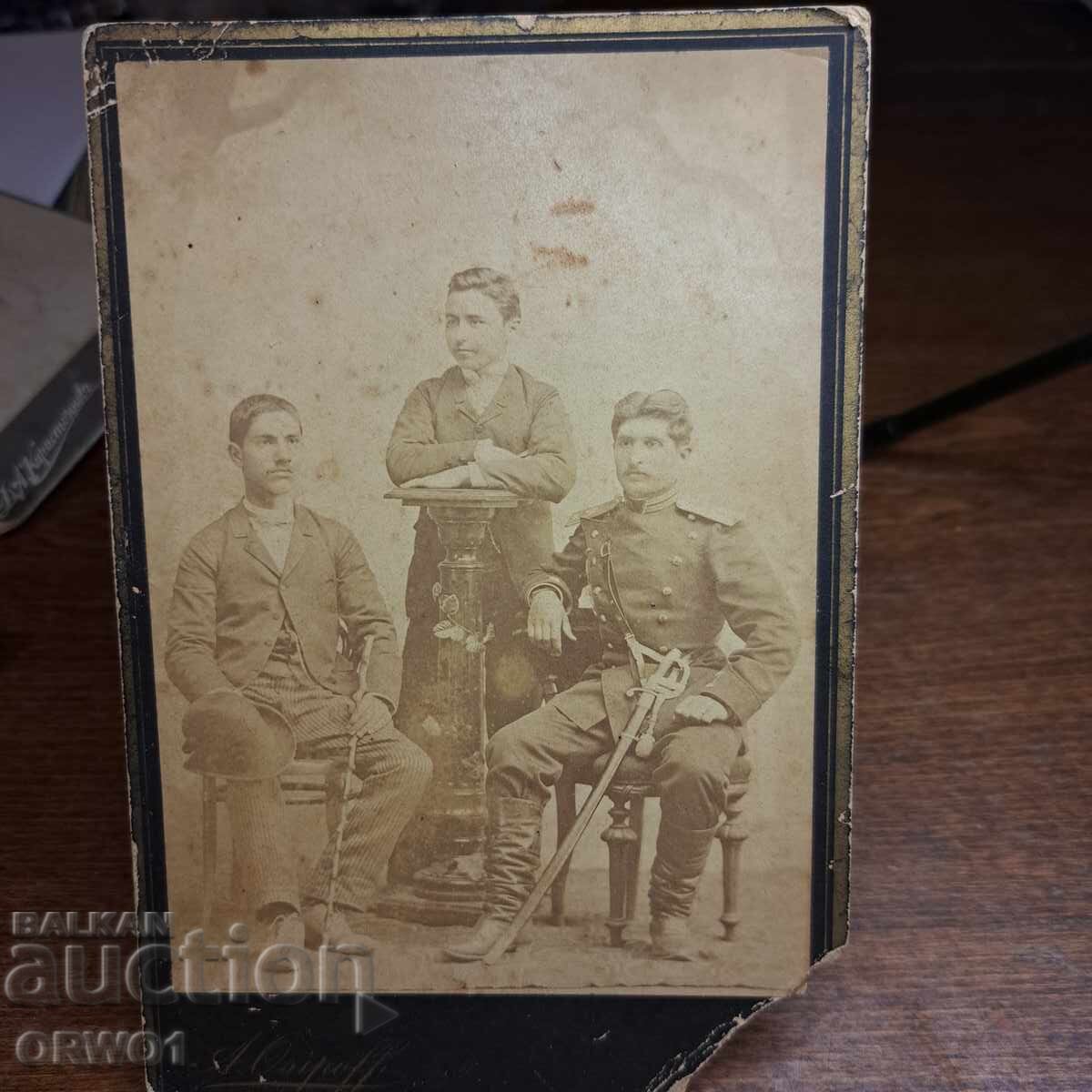 Svishtov 1890-te atelie Osipov ofitser sŭs sabya