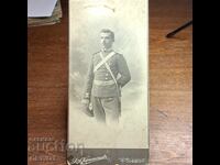 София 1890те офицер със сабя снимка Карастоянов