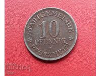 Германия-Баден-Вюртенберг-Пфорцхайм-10 пфенига 1918
