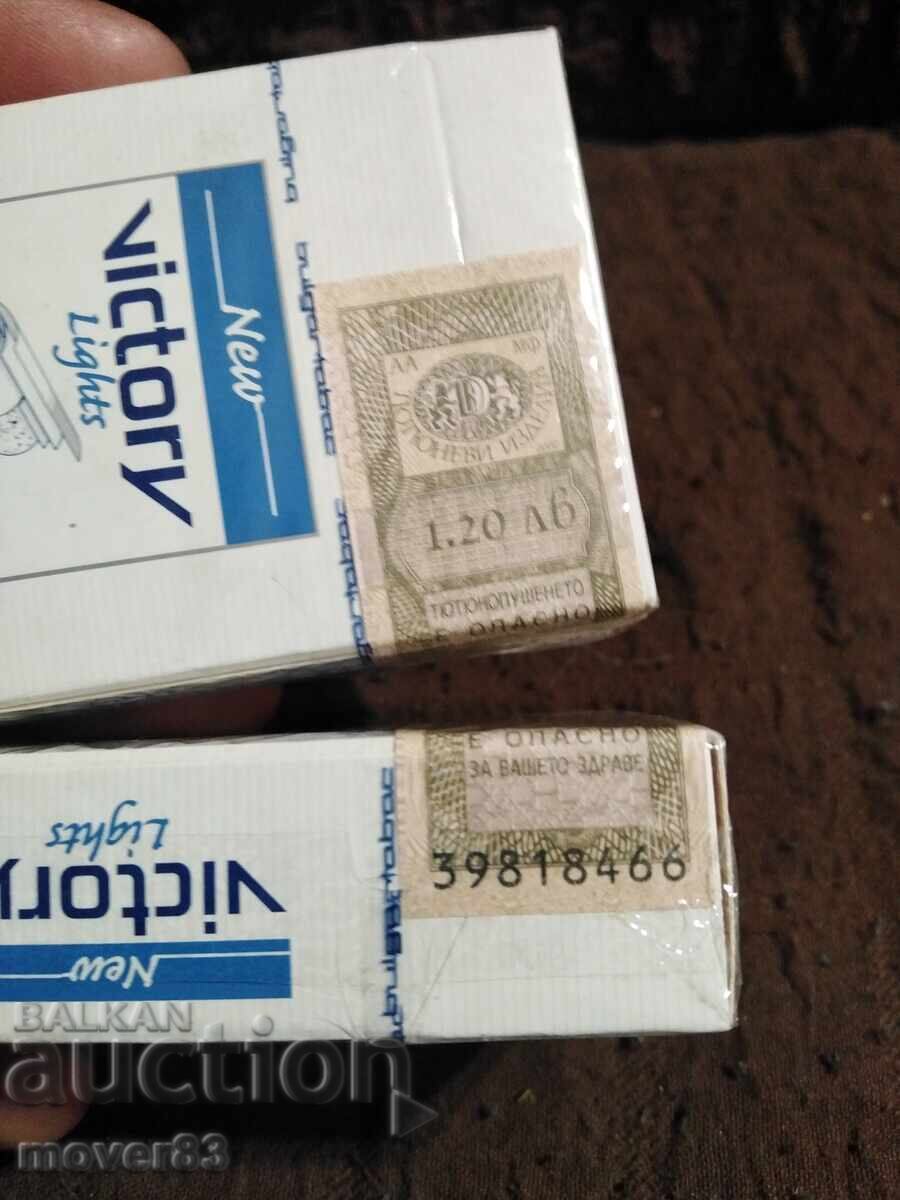 Δημοπρασία Κουτιά τσιγάρων "Victory new lights". Καινούργια