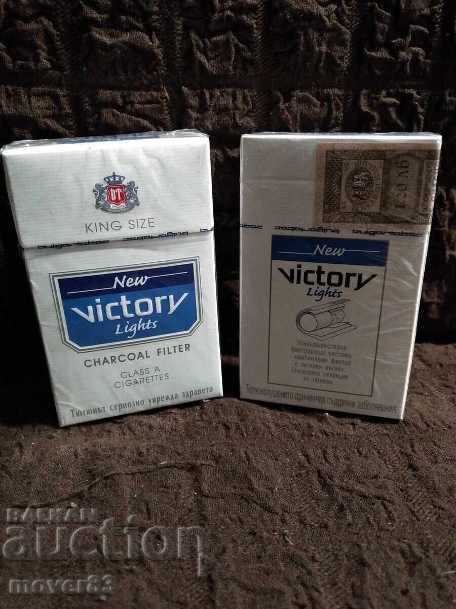 Κουτιά τσιγάρων "Victory new lights". Καινούργια