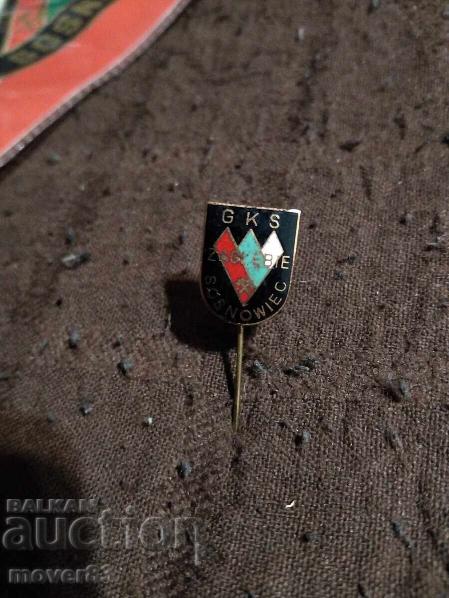 Auction  Flag/badge. Zagłębie Sosnowiec. Poland