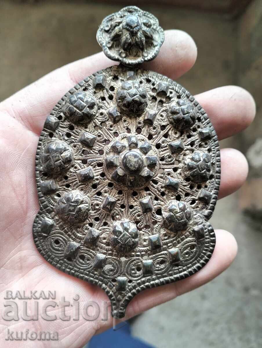 Παλιά αυθεντική ασημένια παφτα