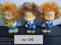 Jucării vechi din cauciuc din epoca socialistă