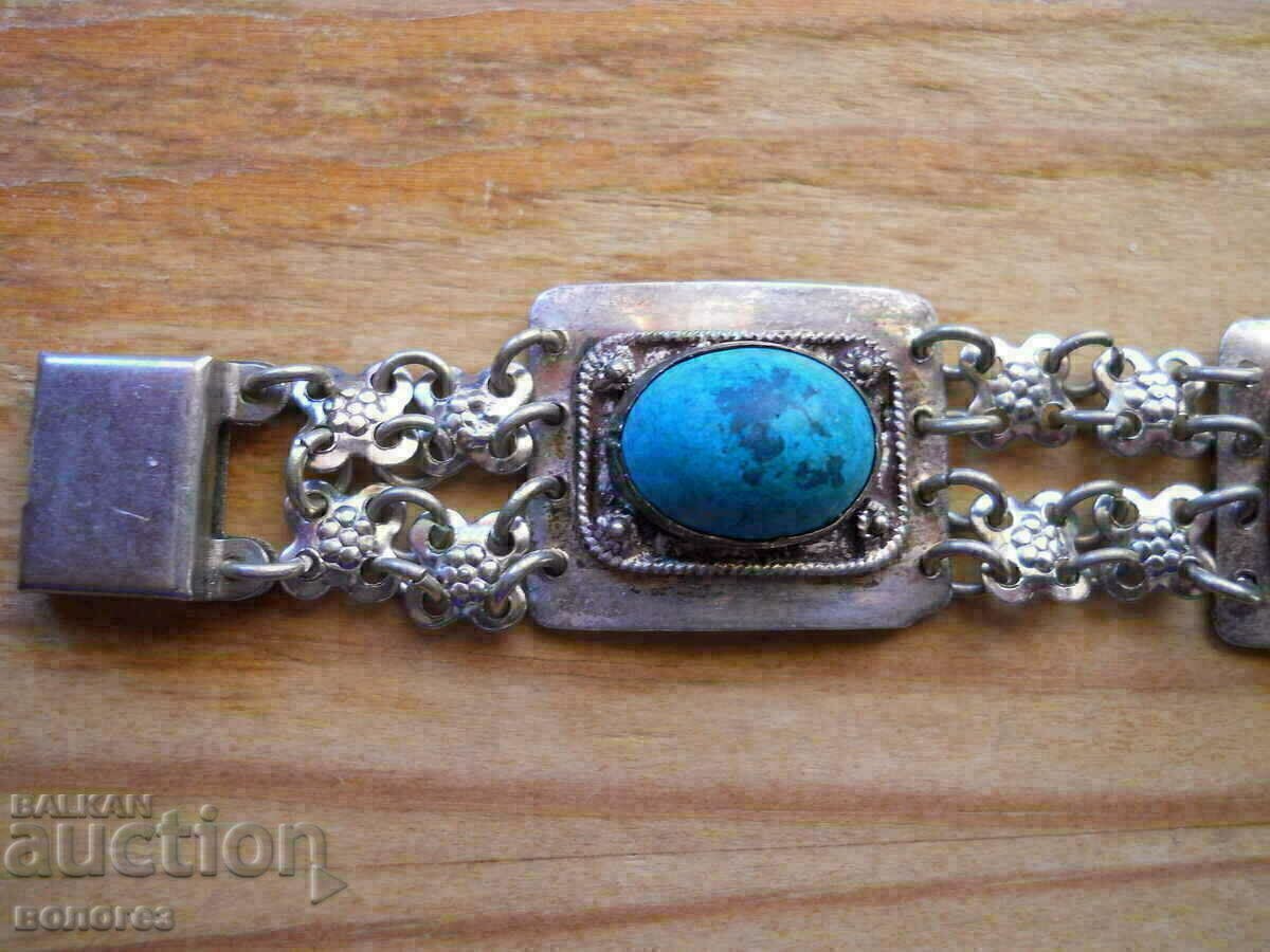 Silver chain with turquoises - Israel with price € 70.40 | 137.69 BGN Silver chain with turquoises - Israel with price € 70.40 | 137.69 BGN