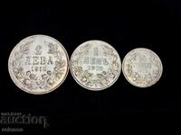 Lot de monede de argint din 1910