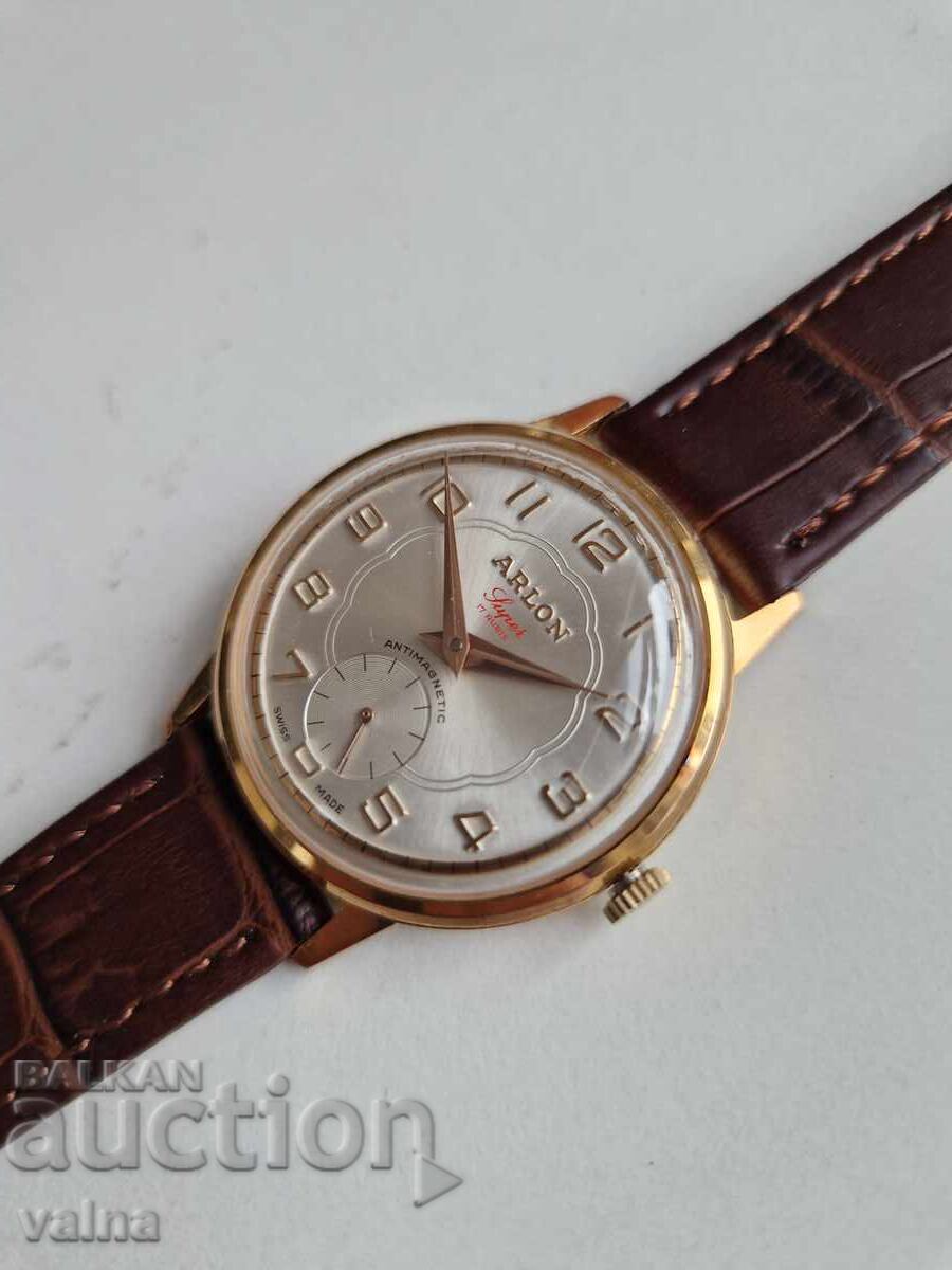 ARLON Super, 17 κοσμήματα, UT 6310, Wehrmachtswerk! TOP! με τιμή € 120.00 | 234.70 BGN ARLON Super, 17 κοσμήματα, UT 6310, Wehrmachtswerk! TOP! με τιμή € 120.00 | 234.70 BGN