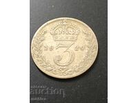 3 пенса  1920 г Сребро !