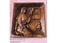 Αντίκα χειροποίητο ξυλόγλυπτο. Παραδοσιακό Βουλγαρικό στυλ